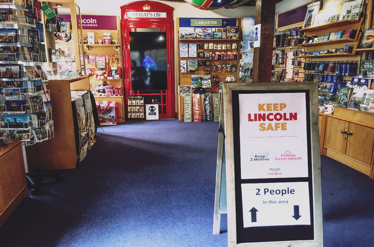 Inside the Visitor Information Centre