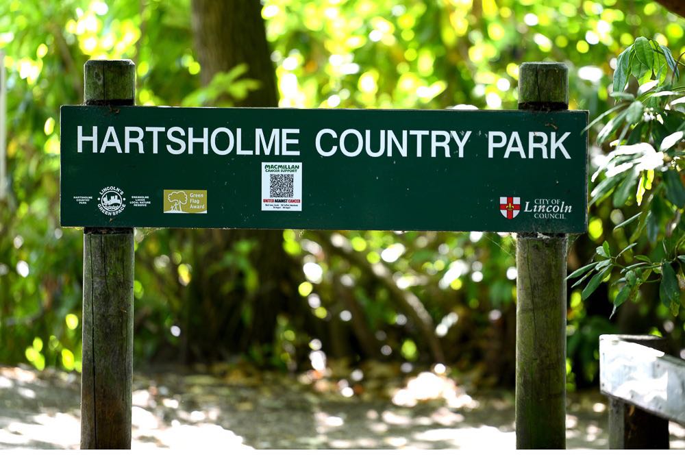 Hartsholme Country Park sign