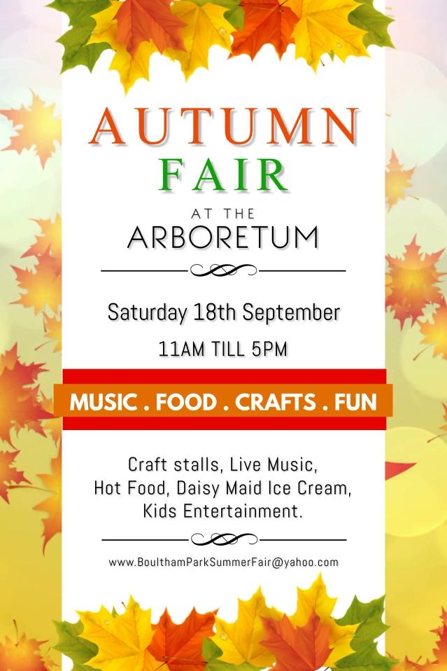 Lincoln Arboretum Autumn fair poster