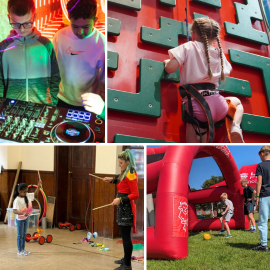 Image of activities available on Birchwood family fun day
