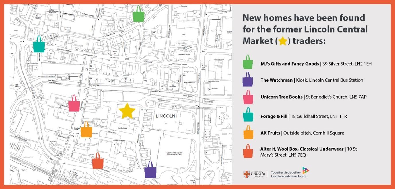 Central market traders location map