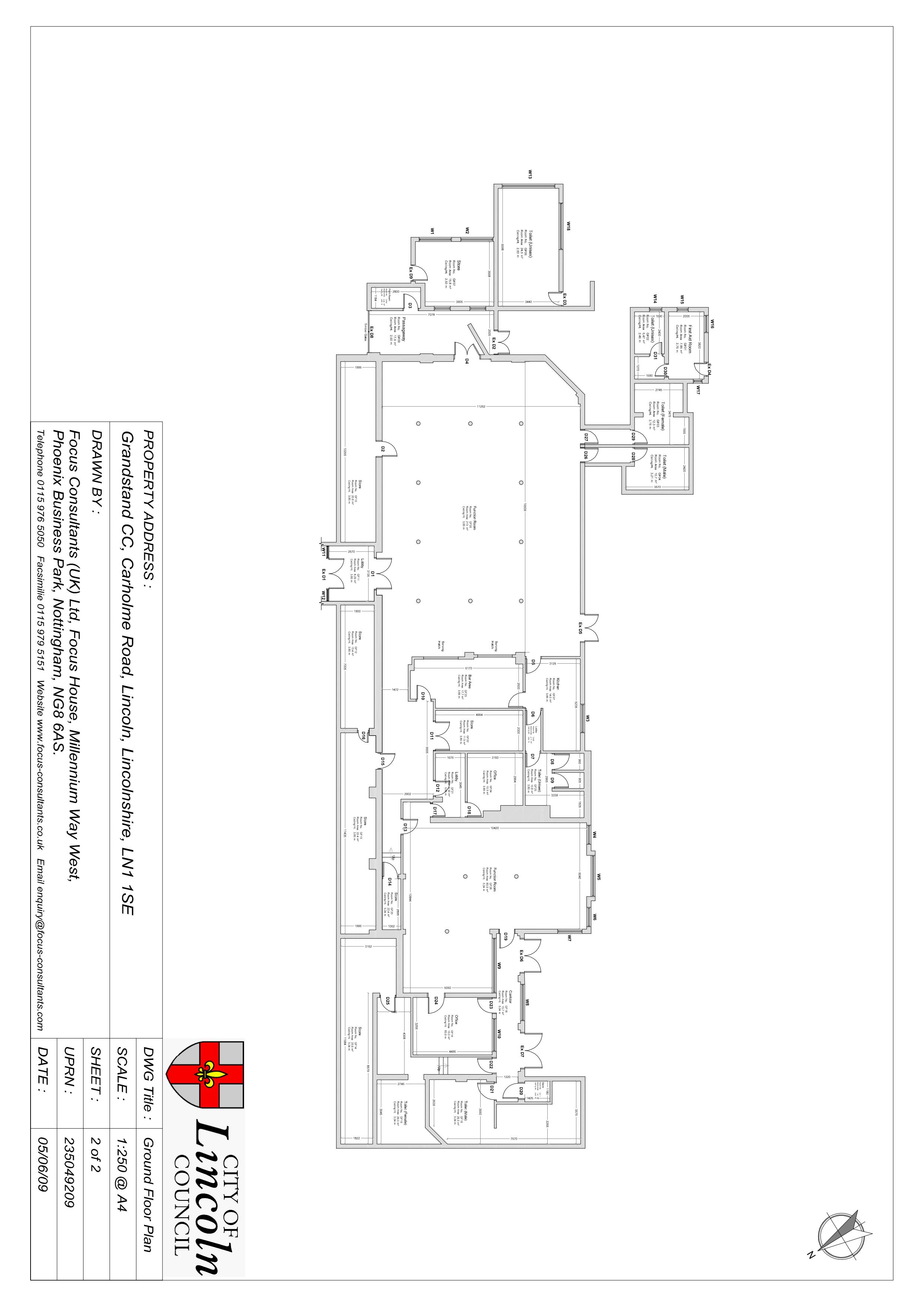 Grandstand Community Centre Floor Plan