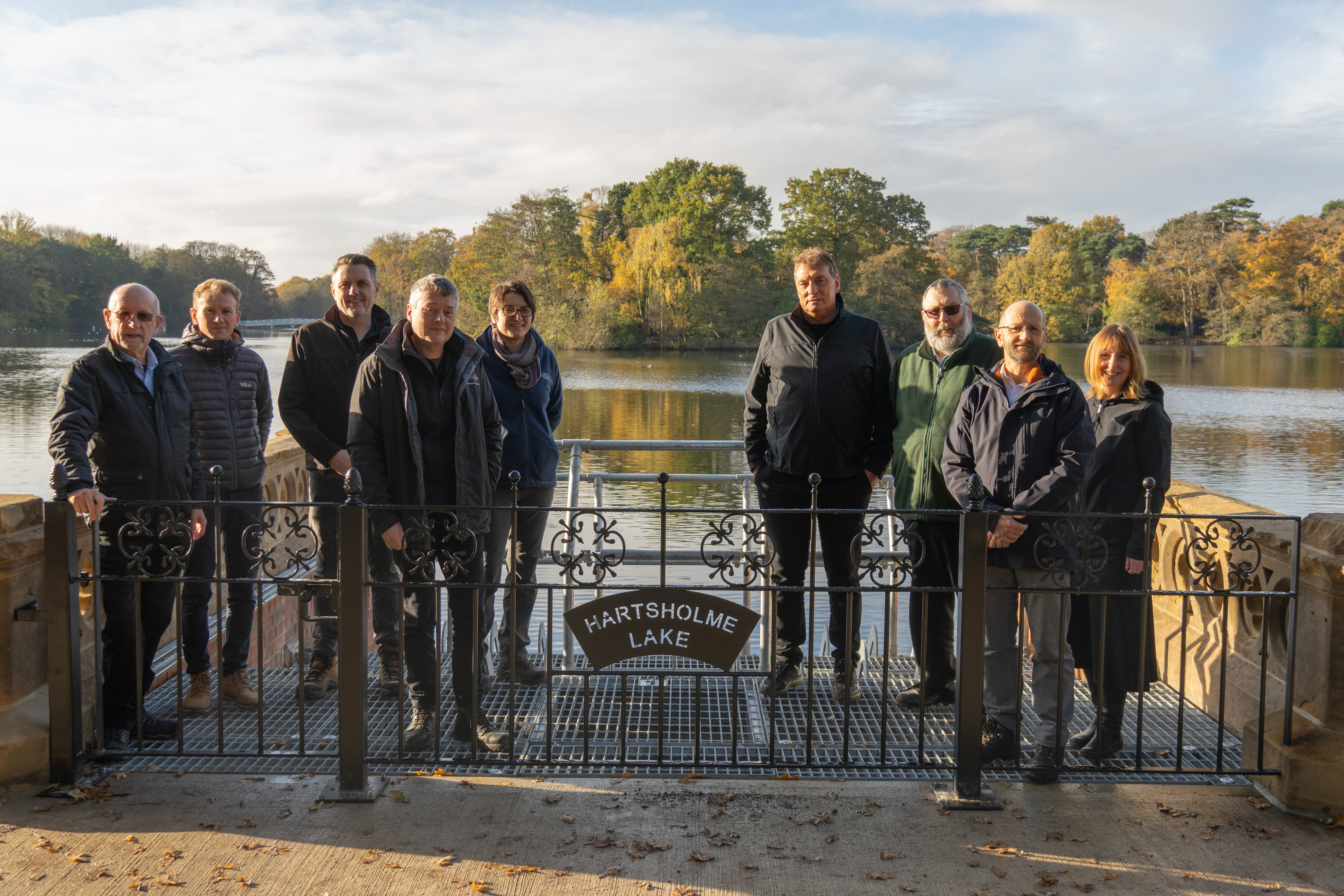 Group shot outside Hartsholme Country Park