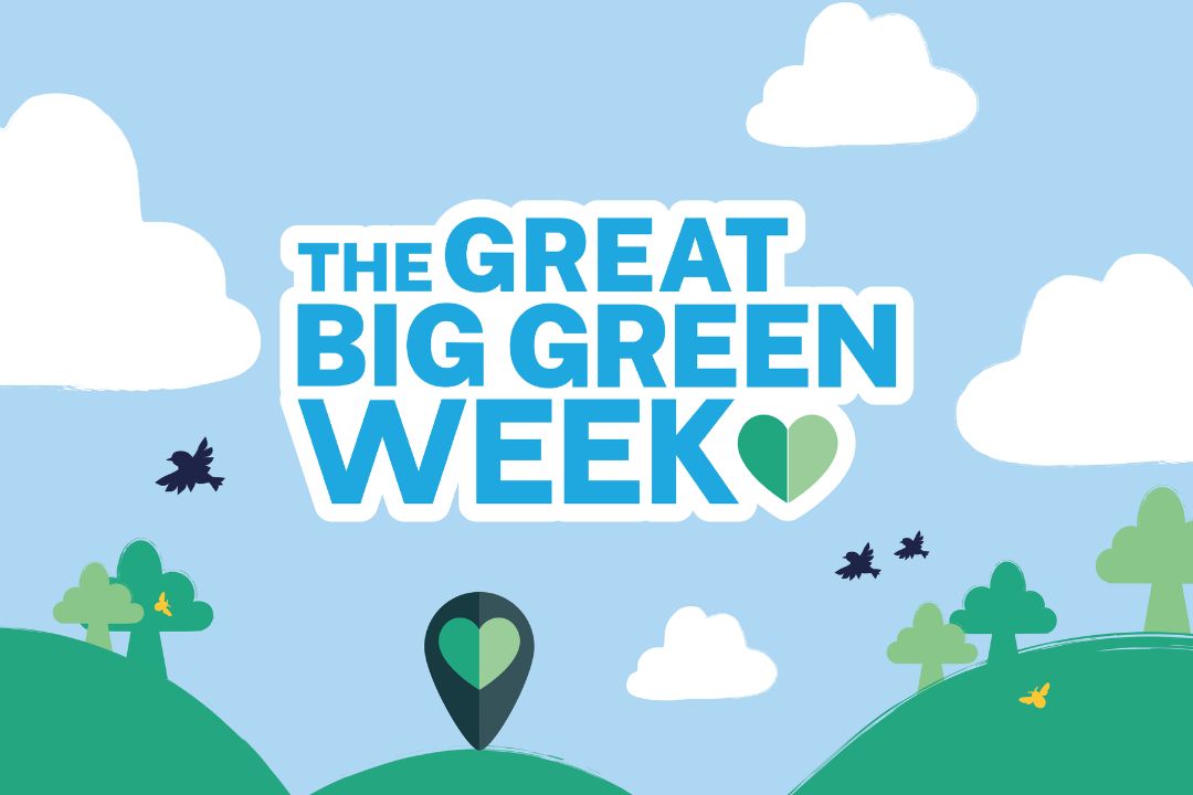 Texts reads: The Great Big Green Week