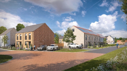 New housing at Jasmin Green Birchwood