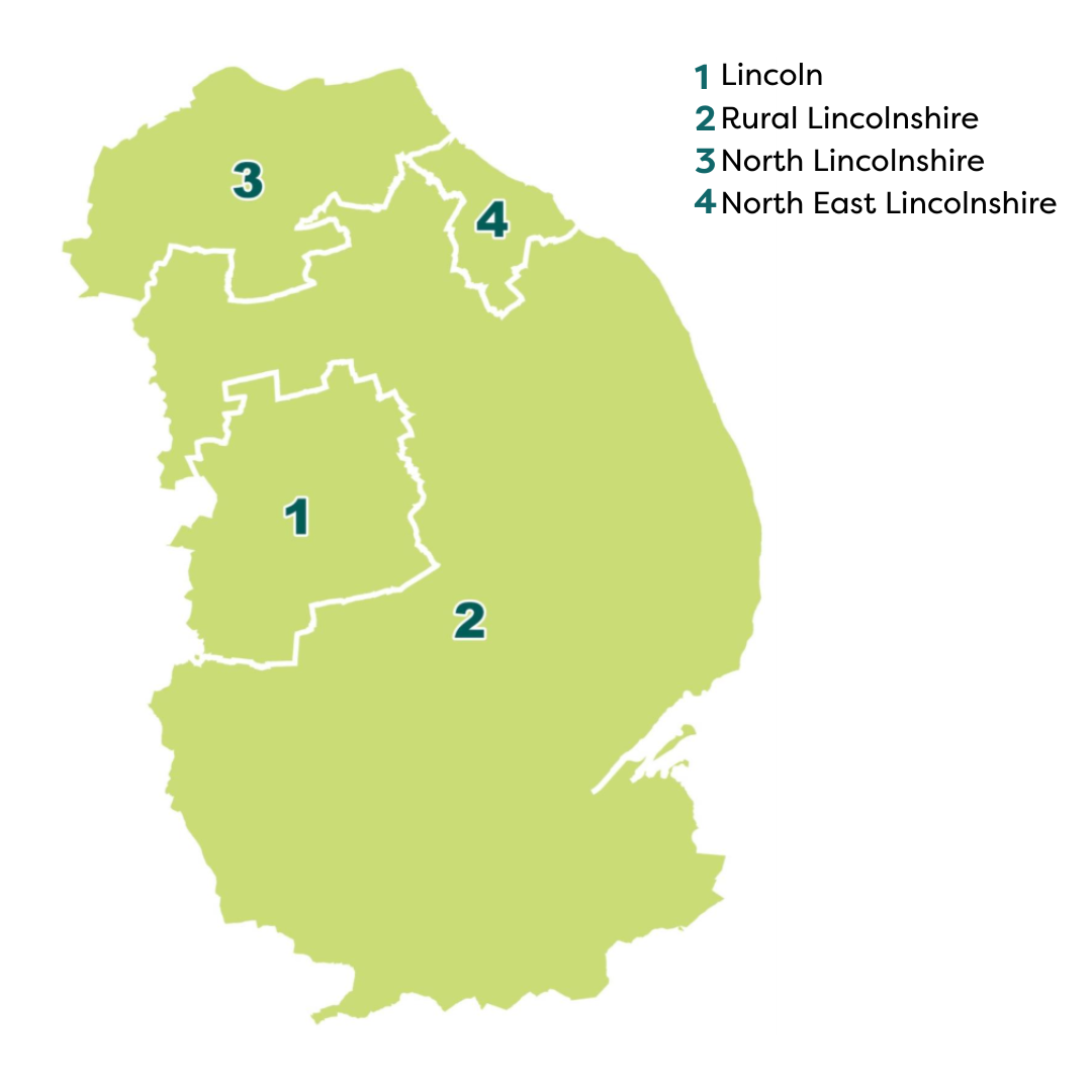 Map of proposed 4 authorities