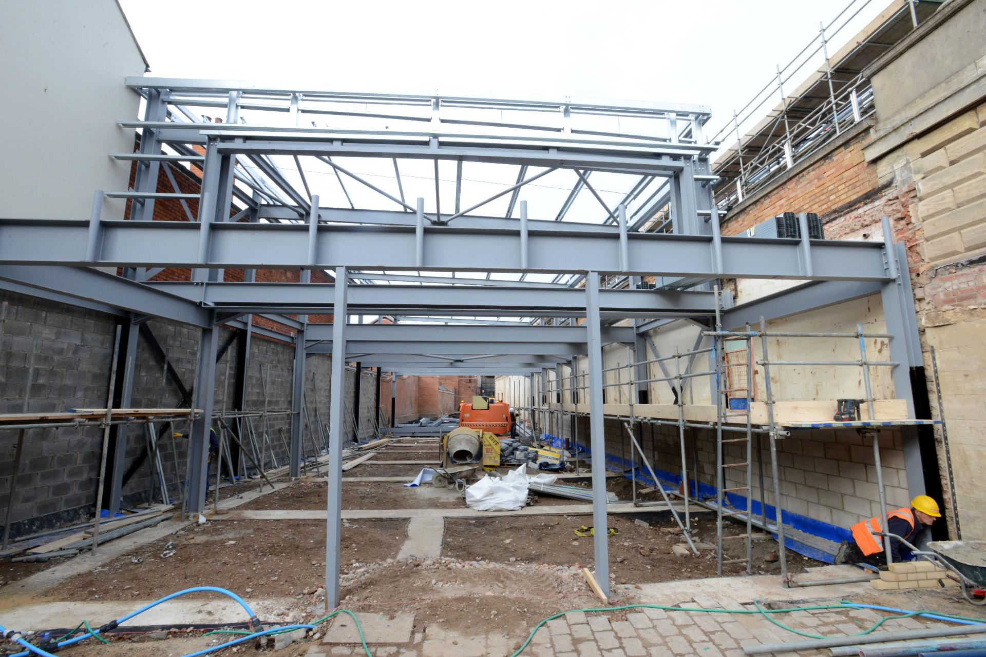 Exterior project works to lincoln central market