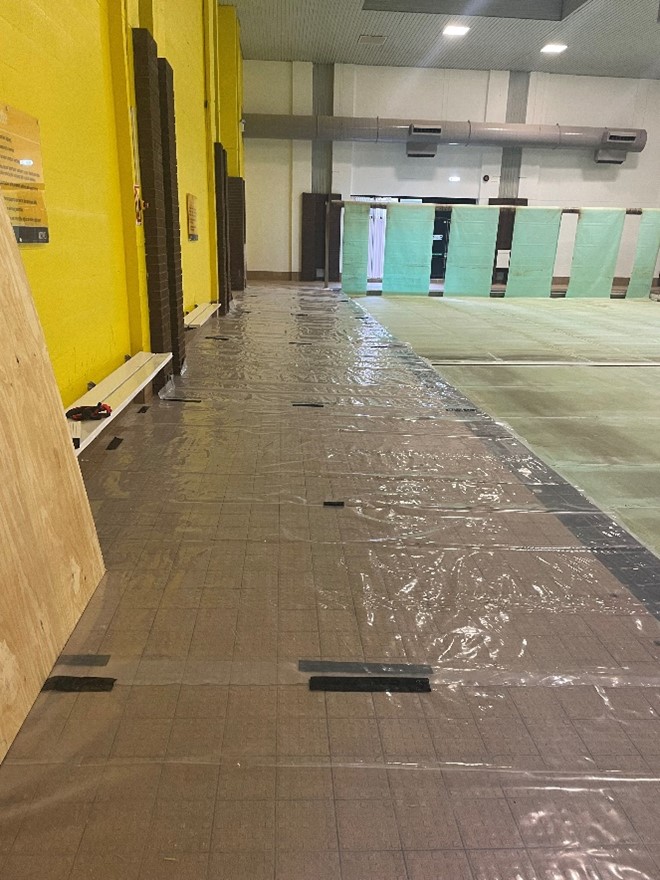 Poolside works yarborough leisure centre