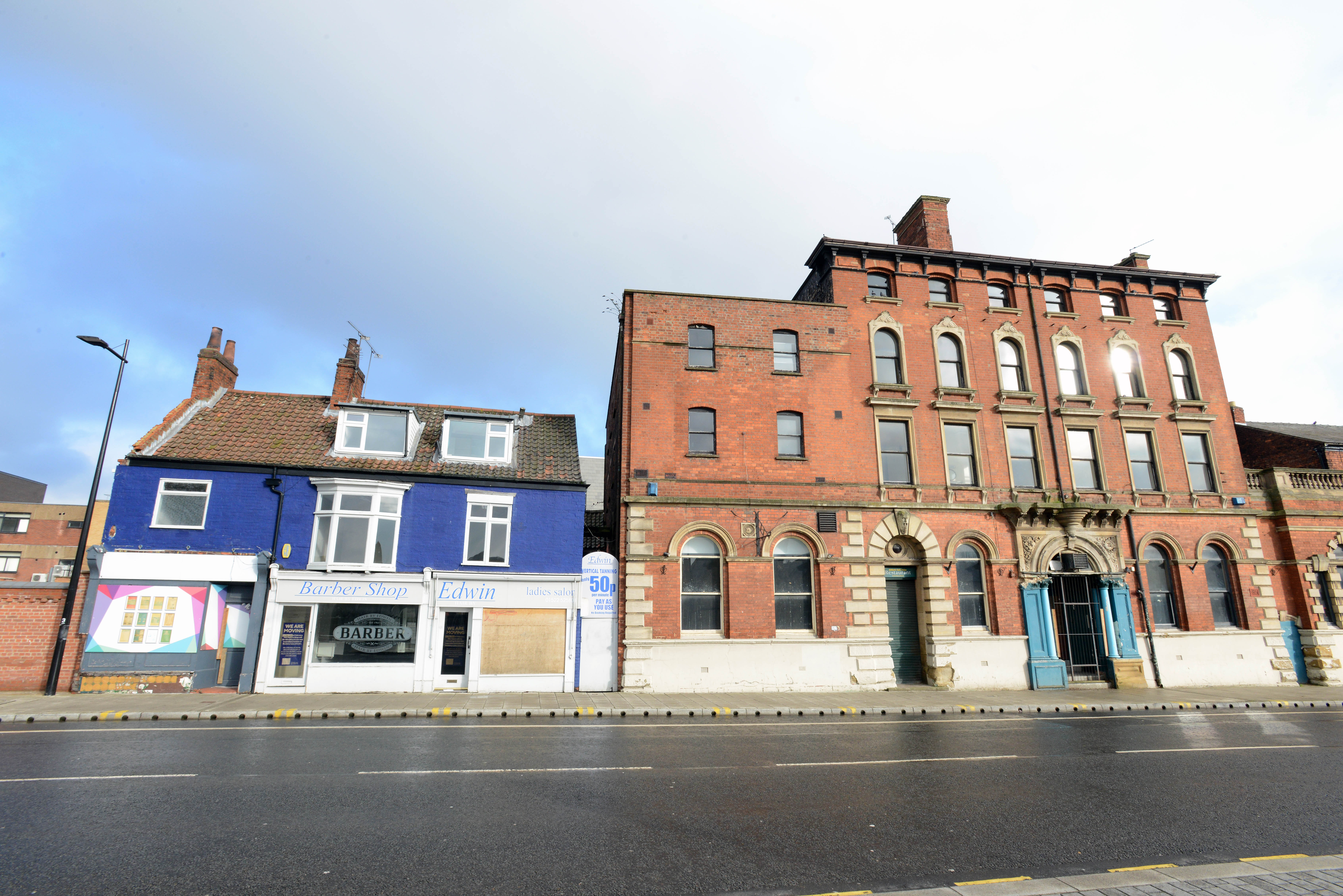 Buildings on Lincoln High Street