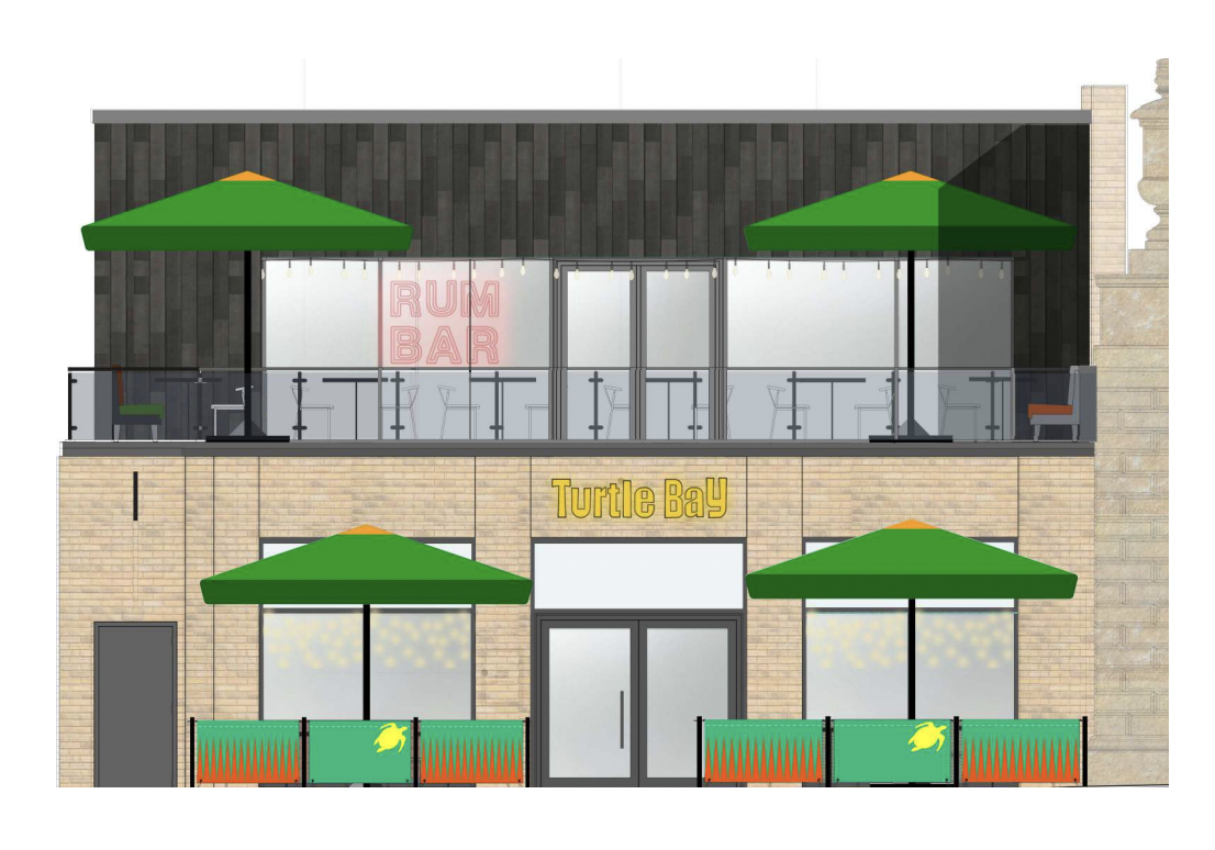 Artist impression of restaurant exterior