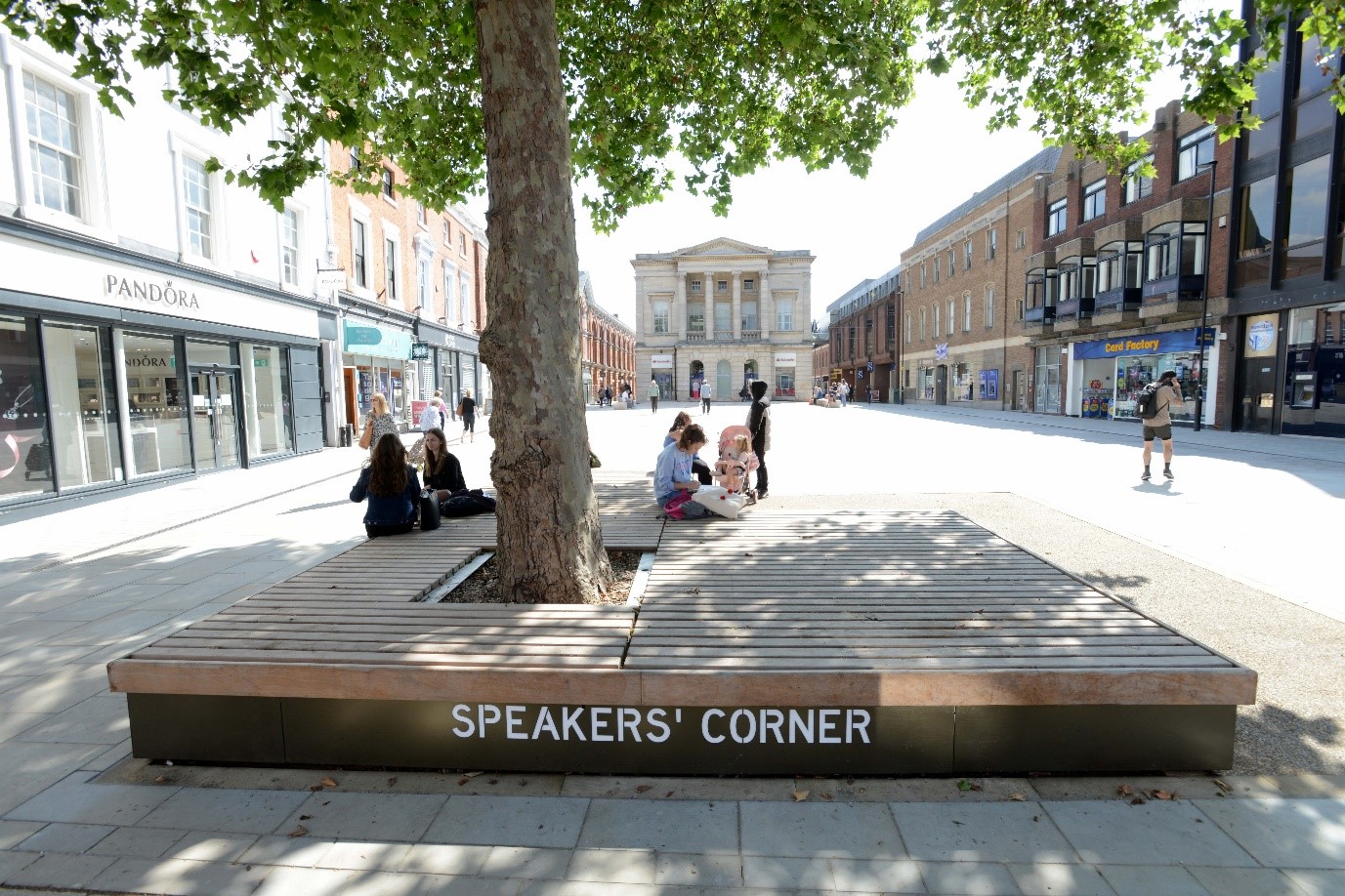 Speakers Corner at Cornhill Square