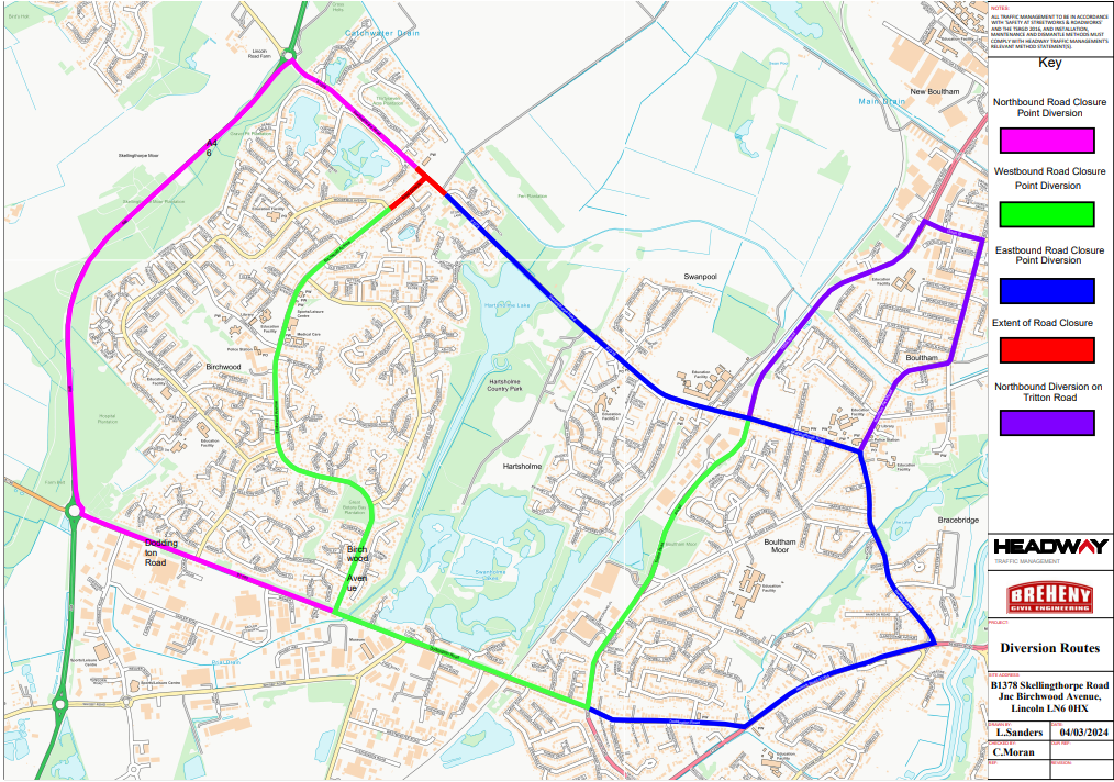 New Skellingthorpe Road junction nearing completion at Western Growth Corridor 12 weeks early