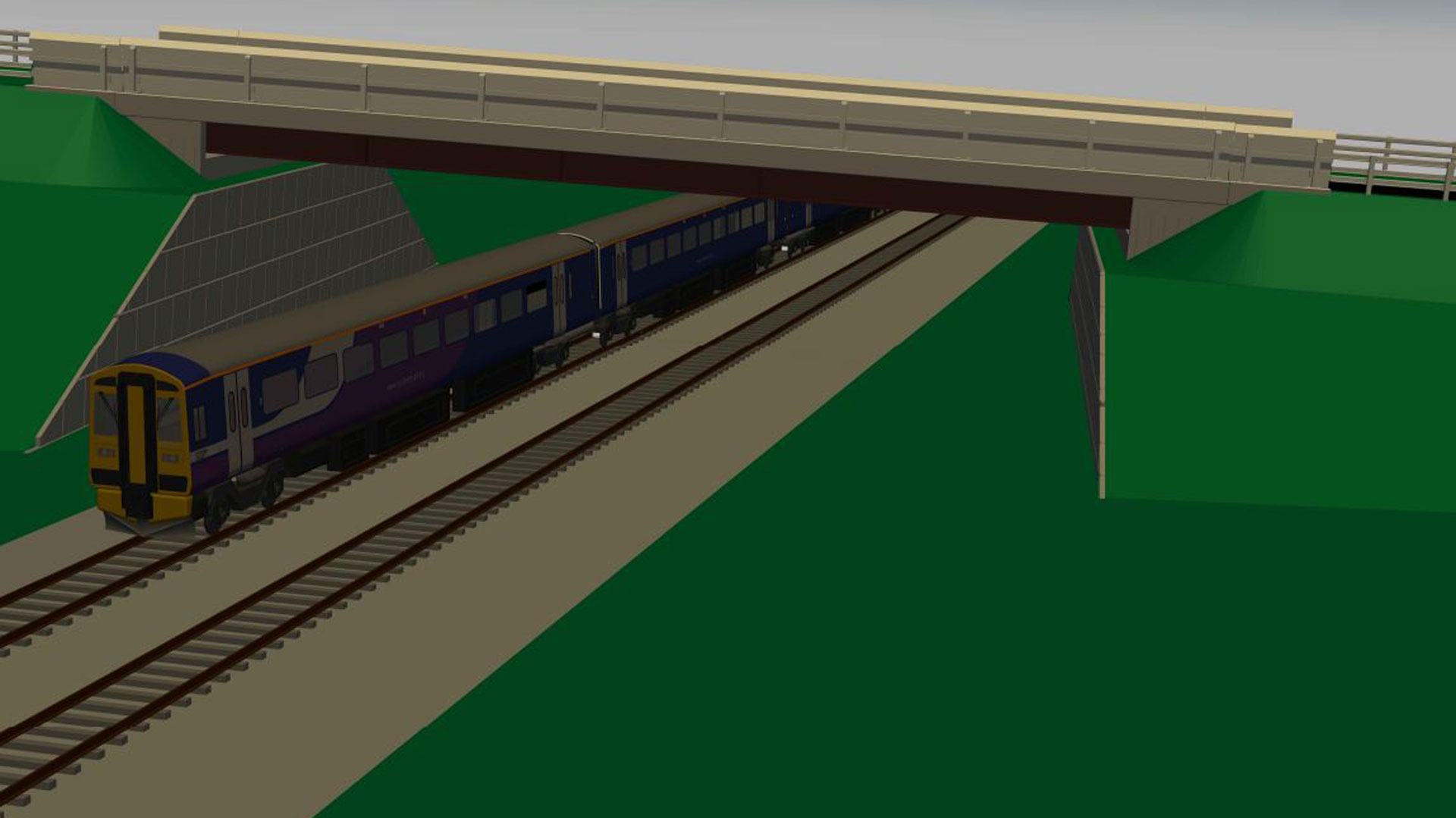 CGI of new Western Growth Corridor Road Bridge