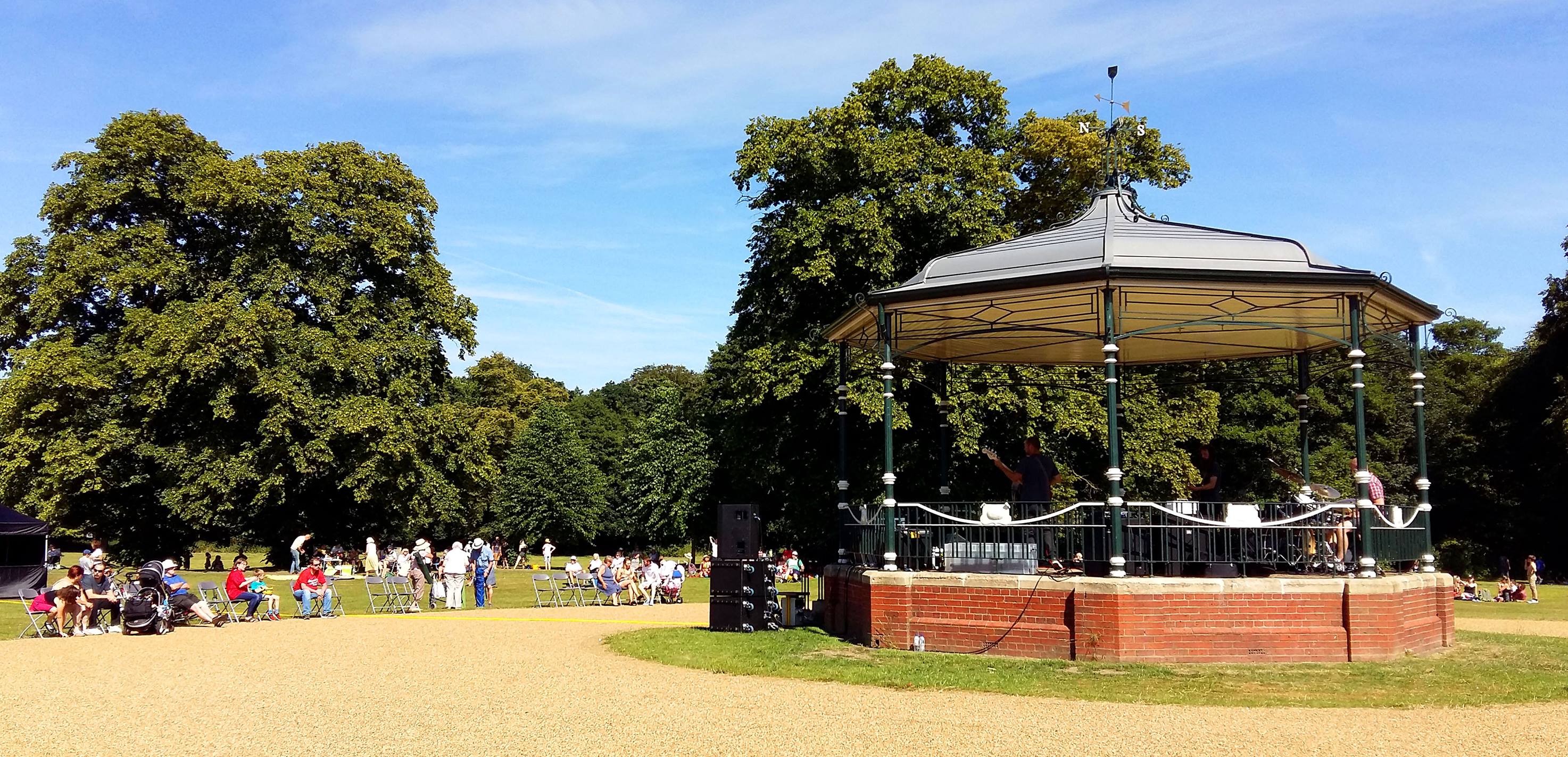 An image of the Grandstand at Boultham Park