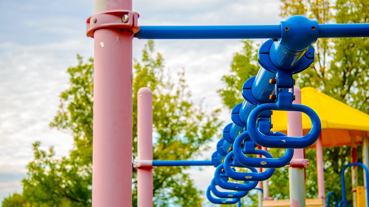 Stock image of play equipment.