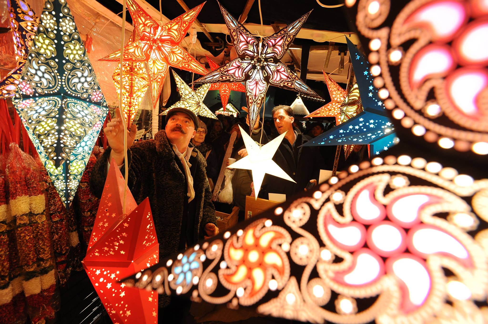 Stallholder at Lincoln Christmas Market